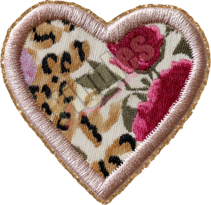 Valentine - Faux Applique Heart Design 2