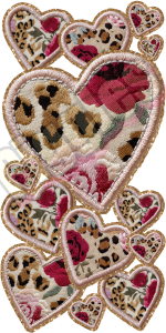 Valentine - Faux Applique Sleeve
